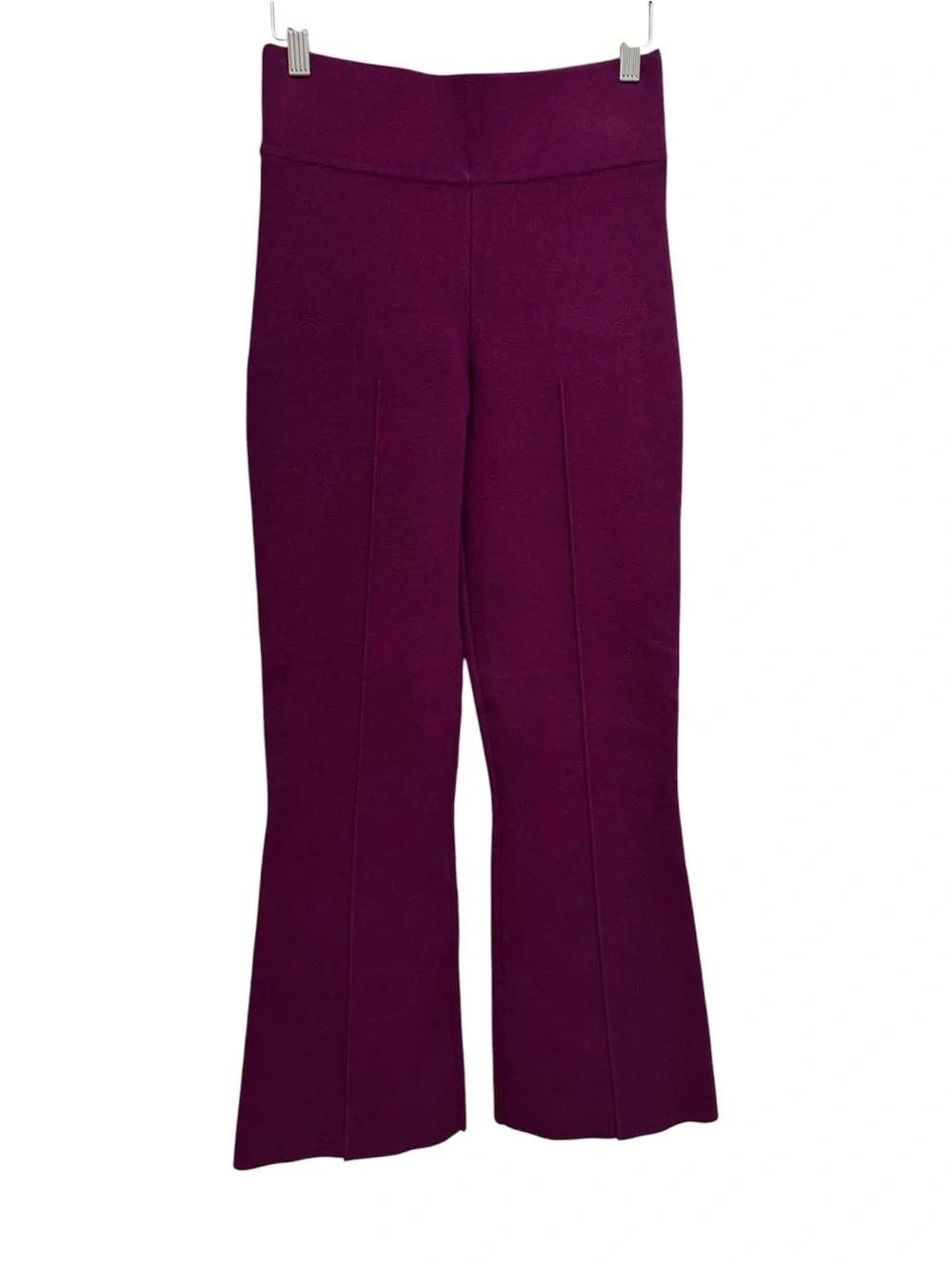 J. Crew Delaney Kickout Knit Sweater Pants Women Small Tall Preppy Winter Flare